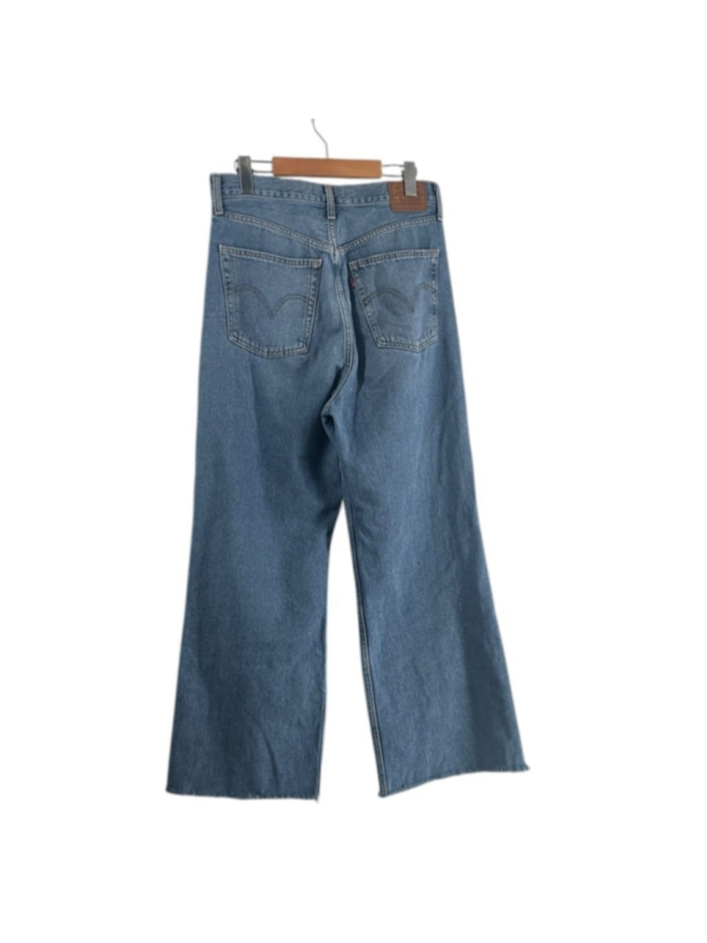 Levi's jeans Premium High Loose Jeans ripped knees distressed y2k 90's frayed 28 - Picture 3 of 11
